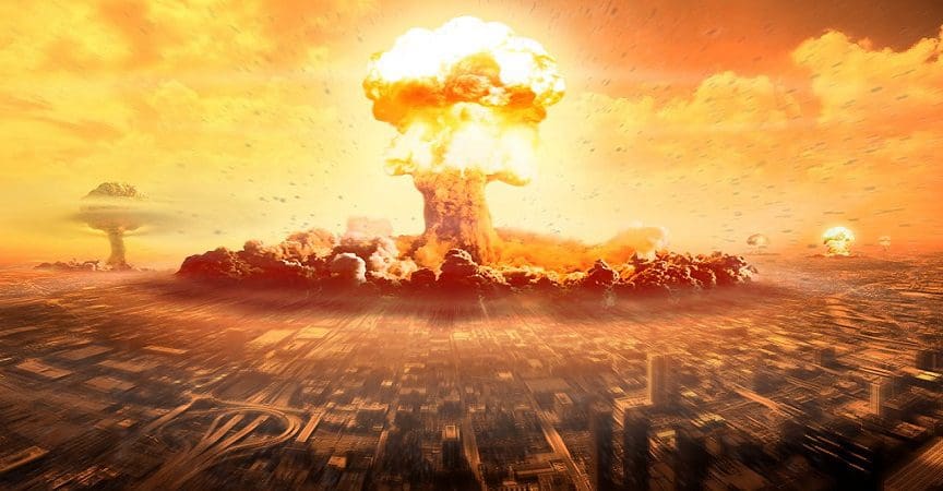 Explosión nuclear del fin del mundo