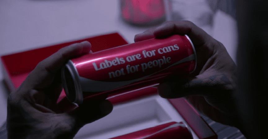 Coca-Cola latas sin logos