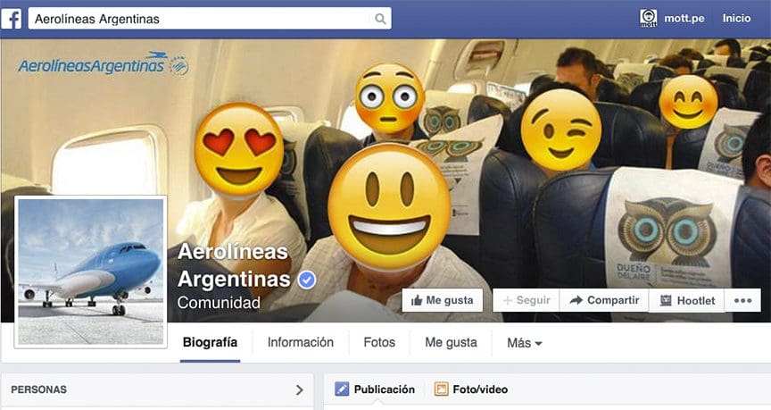 community-manager respuesta aerolíneas argentinas