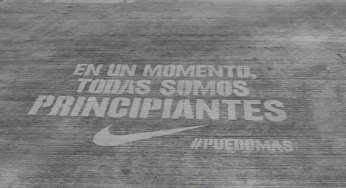 Nike nos incentiva a correr más con originales graffitis ecológicos