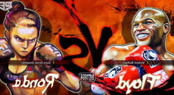 Floyd Mayweather y Ronda Rousey finalmente en el ring