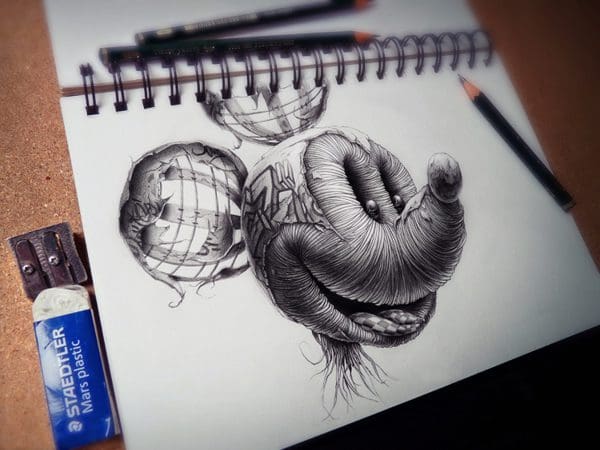 Es increíble lo que este artista puede hacer con un lápiz y papel 
