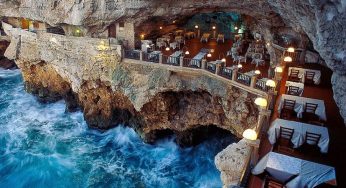 Un fabuloso restaurante construido en una cueva para que nuestra mente se vaya momentáneamente de vacaciones