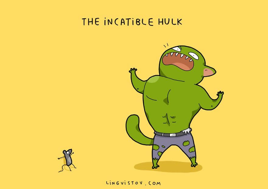 Si los gatos fueran superhéroes hulk