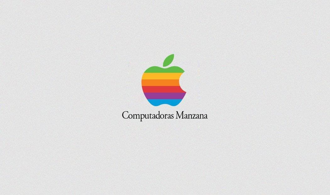 Conocidas marcas con sus nombres traducidos al español apple