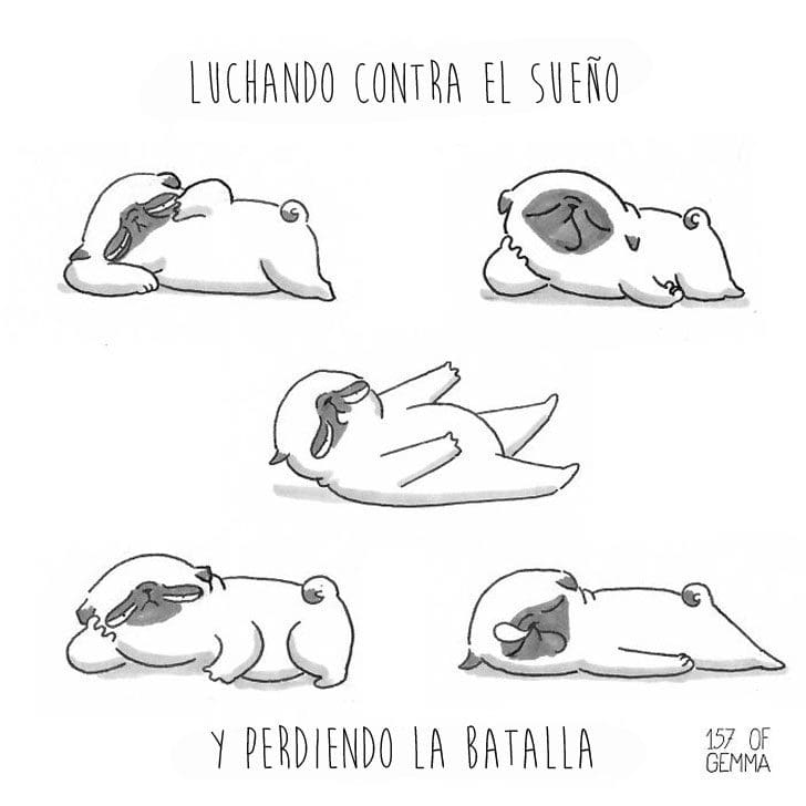 Divertidas ilustraciones que solo los dueños de los Pug entenderán 14