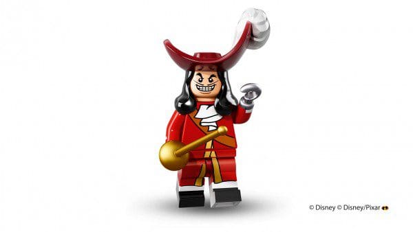 LEGO anuncia la llegada de las minifiguras de los personajes de Disney capitán garfio