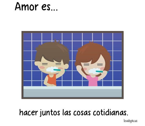 Tiernas ilustraciones que nos muestran lo bello que es estar enamorados 09