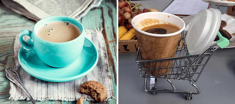15 alimentos que consumimos a diario junto a su versión Hipster cafe1