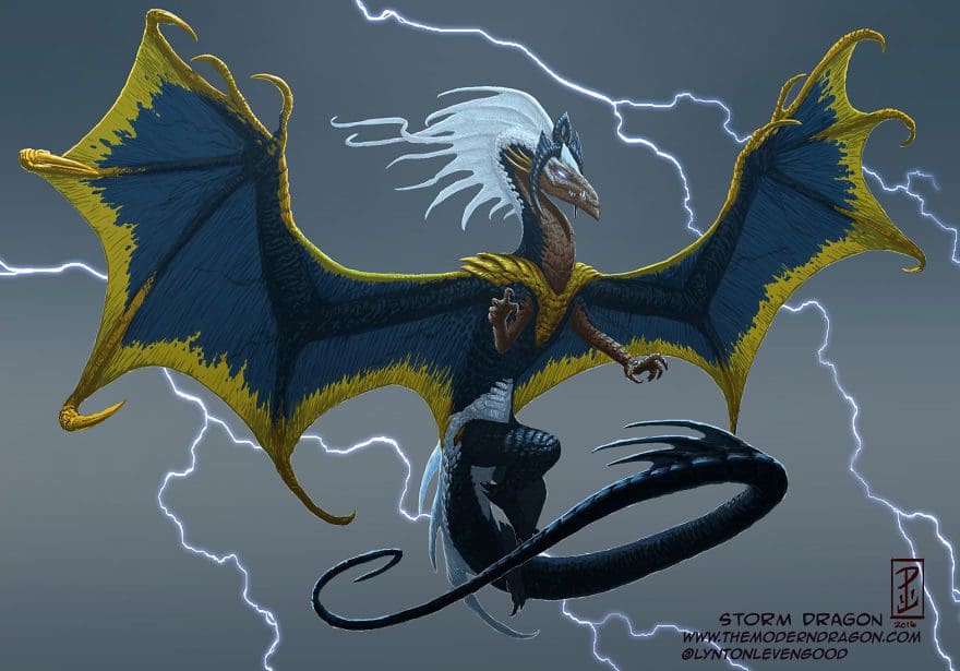 Conocidos súper héroes transformados en dragones storm