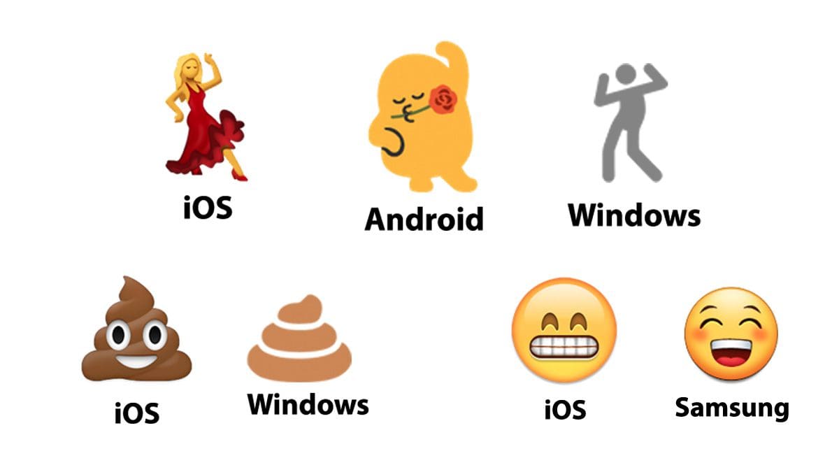 Mira como lucen los diferentes emojis en los teléfonos de tus amigos 1