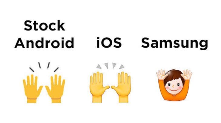 Mira como lucen los diferentes emojis en los teléfonos de tus amigos 5
