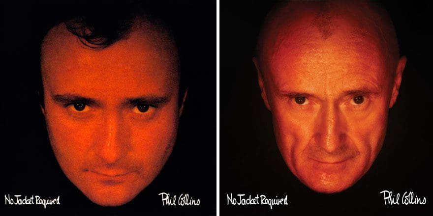 Phil Collins recrea todas las portadas de sus discos para su nuevo proyecto 003