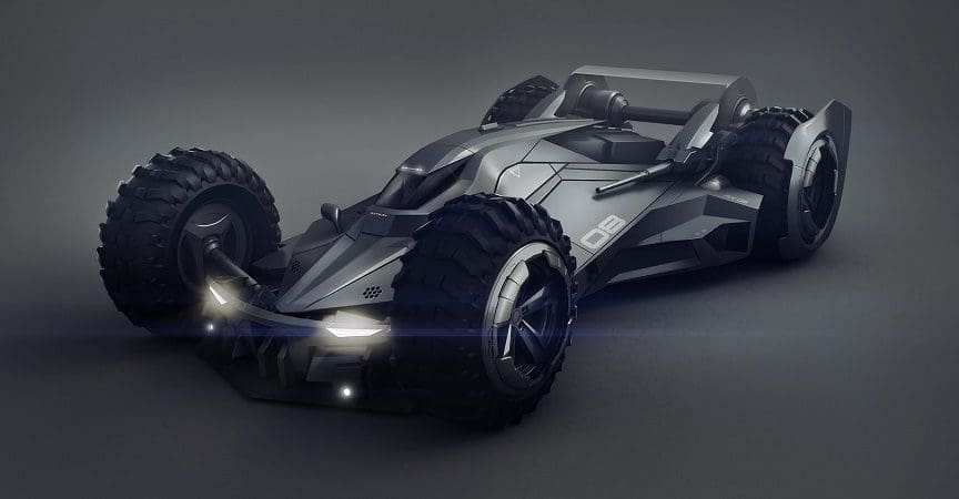 Si Batman incursionara en el mundo de la F1, probablemente este sería su  carro 