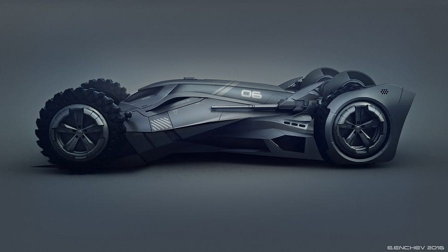 Si Batman incursionara en el mundo de la F1, probablemente este sería su carro 1b