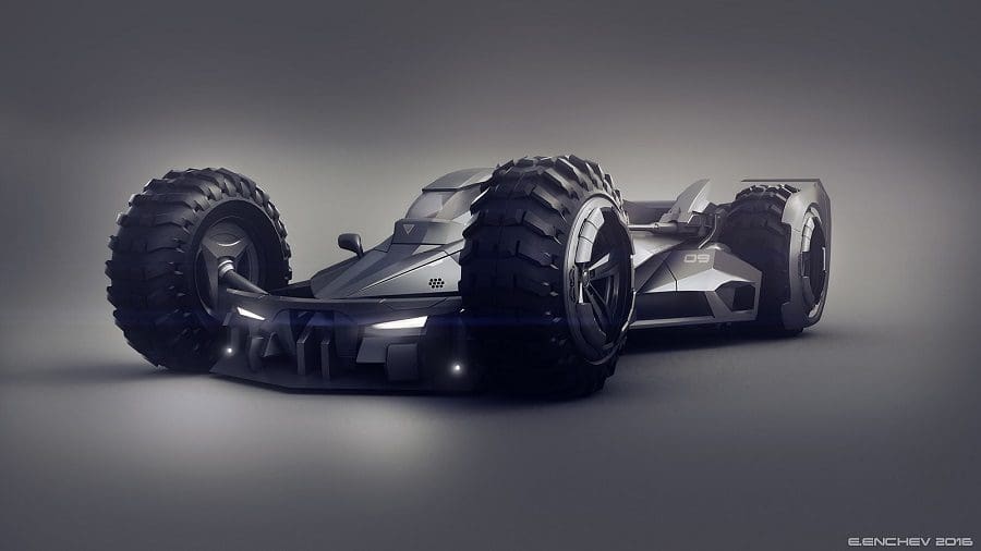 Si Batman incursionara en el mundo de la F1, probablemente este sería su carro 1d