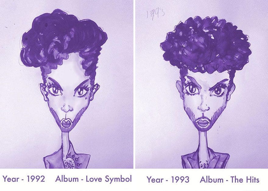 Todos los peinados de Prince, de 1978 hasta el 2013 08