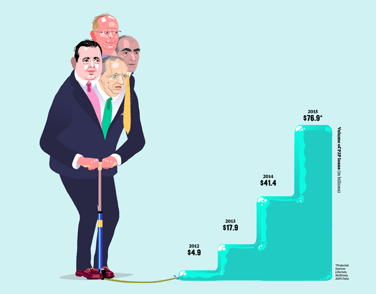 Un reflejo del oscuro mundo de hoy con GIFs animados inflando