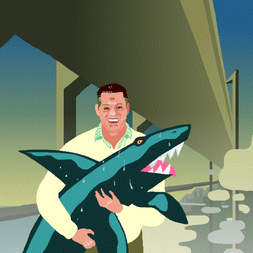 Un reflejo del oscuro mundo de hoy con GIFs animados mascotas