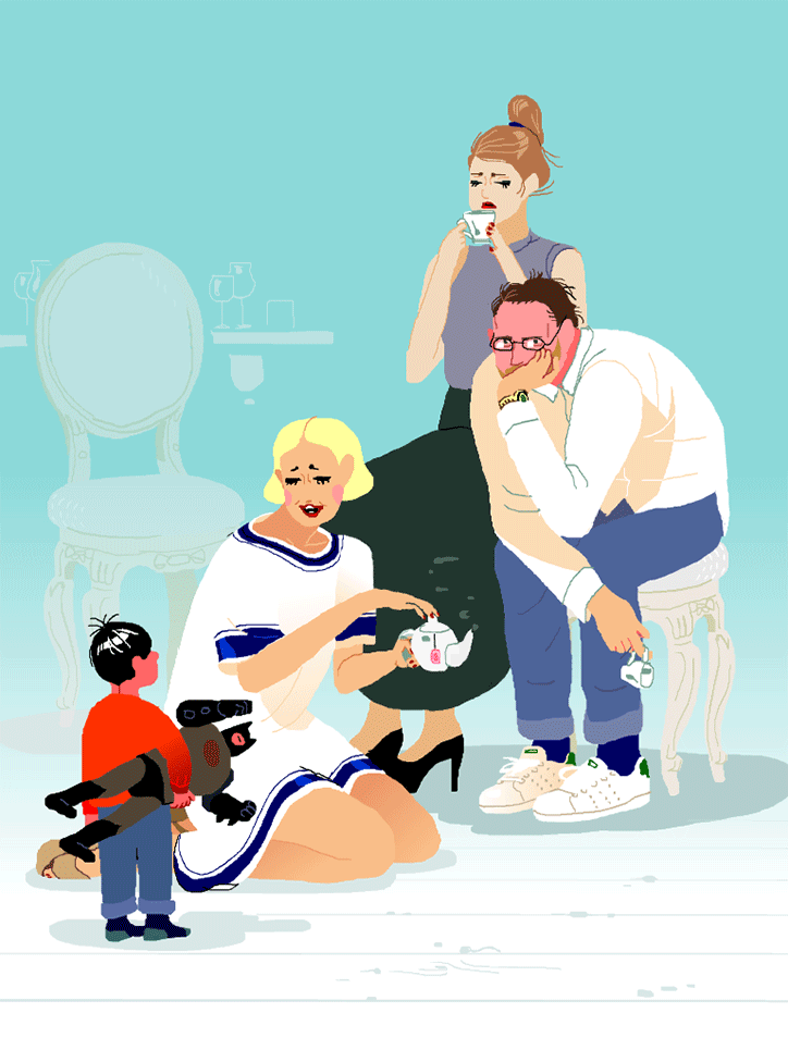 Un reflejo del oscuro mundo de hoy con GIFs animados paciencia