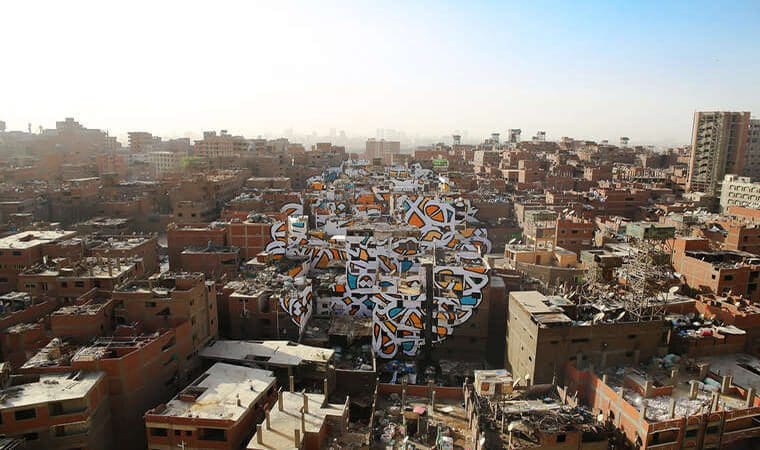 Artista francés realiza asombroso trabajo en el Cairo12