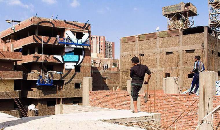 Artista francés realiza asombroso trabajo en el Cairo8