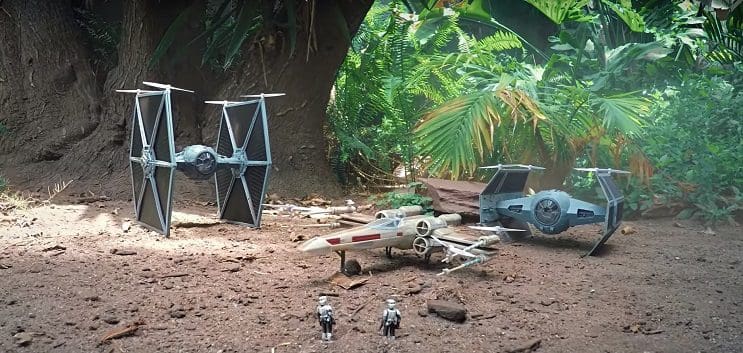 Esta batalla de drones de Star Wars a los fanáticos encantará 02