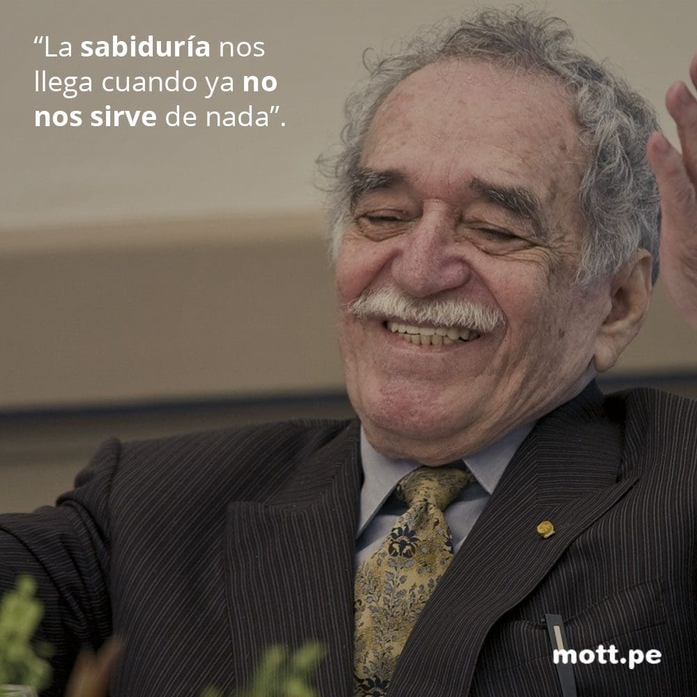 Frases del gran Gabriel García Márquez que nos dejarán pensando 10