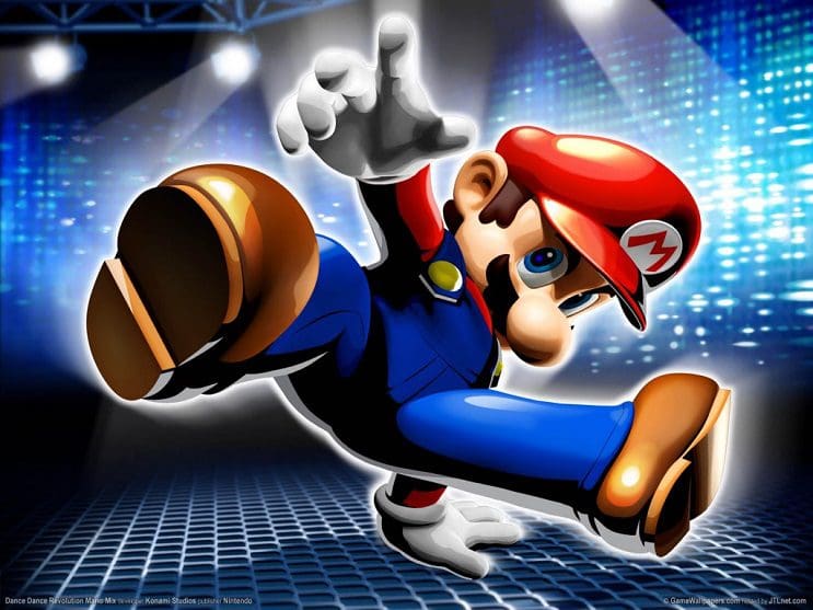 Sabías que la música de Super Mario Bros tiene letra bailando