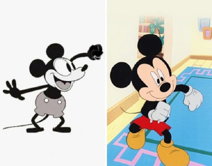 Así se veían estos 15 personajes de Disney en sus primeros bocetos 12