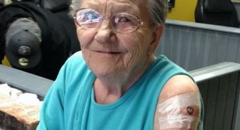 Esta abuela de 79 años huyó del asilo para hacerse su primer tatuaje