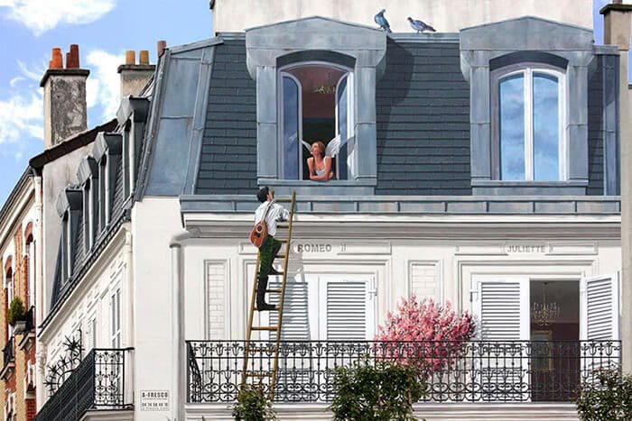 Increíbles fachadas pintadas que te harán dudar si son reales 20