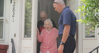 Una conmovedora sorpresa por el cumpleaños 100 de esta abuela