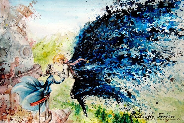 Las acuarelas de Louise Terrier inspiradas en el anime “Studio Ghibli” 02