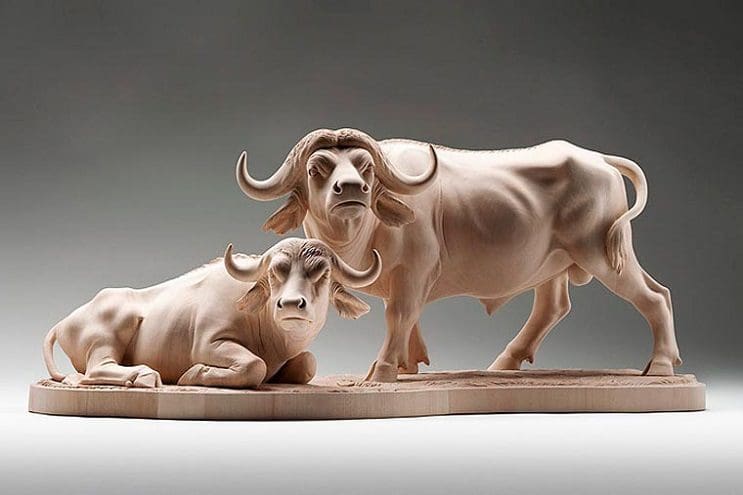 Mira los asombrosos animales que este artista crea empleando madera 09