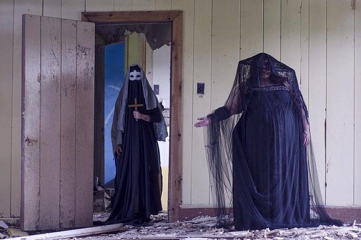 Una sesión fotográfica creada con mucho horror