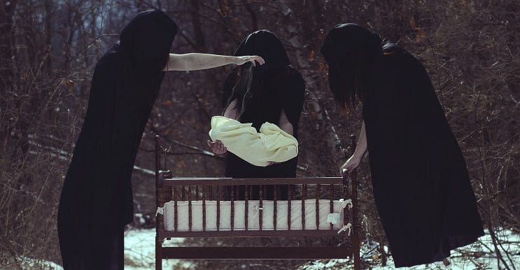 Una sesión fotográfica creada con mucho horror