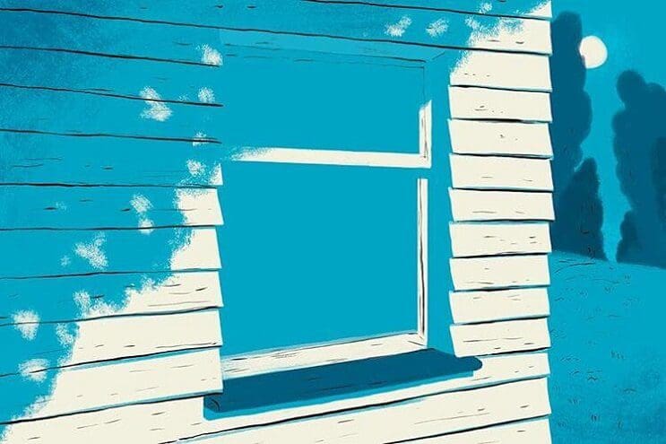 Artista ilustra las 6 situaciones más extrañas que ha visto a través de una ventana - Paul Blow 1 (1)