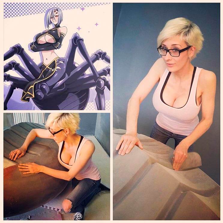 Cosplayer Marie-Claude hizo un traje de araña increíble 6