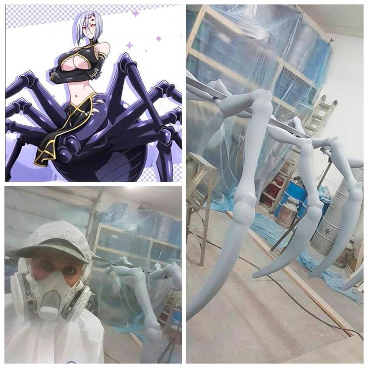 Cosplayer Marie-Claude hizo un traje de araña increíble 9