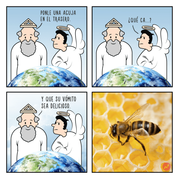 Cómo fueron creados los animales Estas divertidas ilustraciones nos lo mostrarán abeja