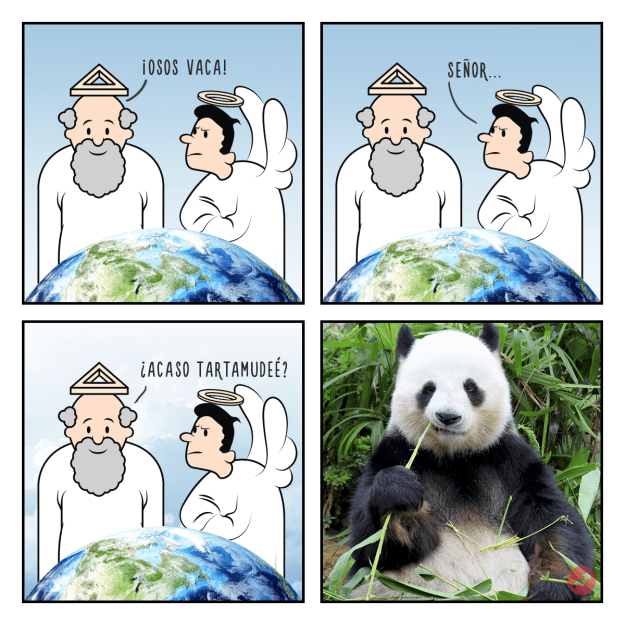 Cómo fueron creados los animales Estas divertidas ilustraciones nos lo mostrarán oso panda