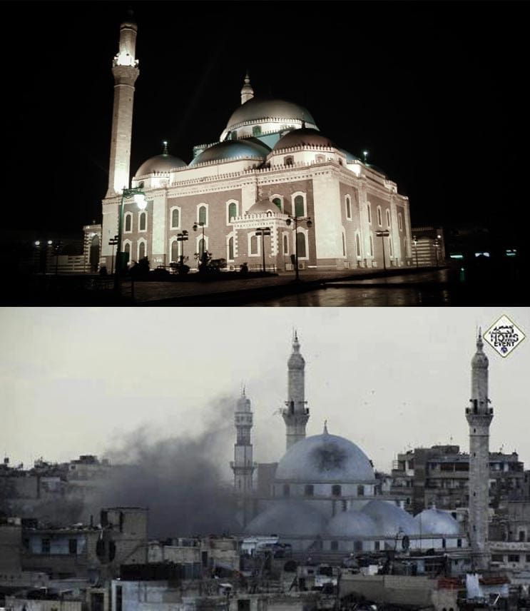 El antes y el después de una ciudad afectada por las guerras 20