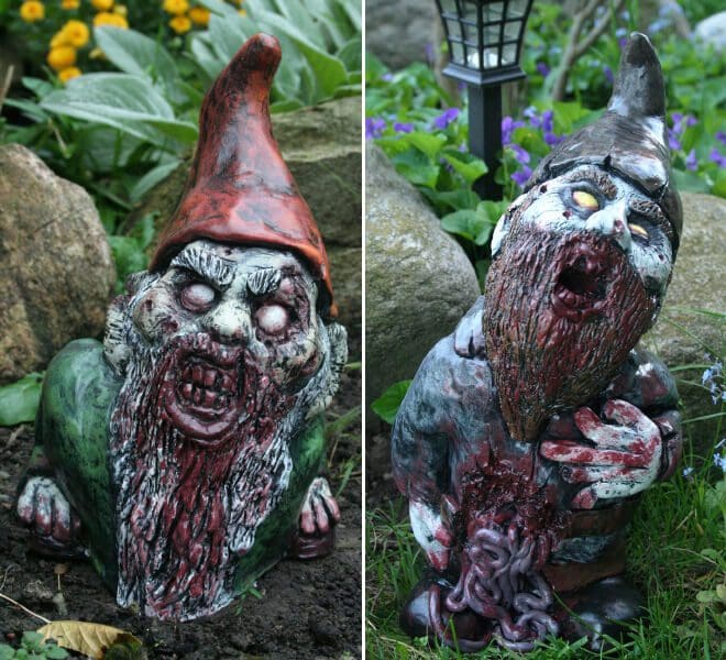 Fanático de los zombis Estos adornos para tu jardín te encantarán 03