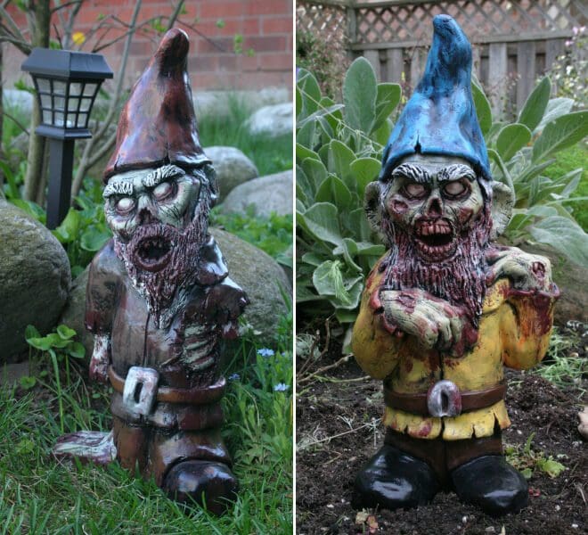 Fanático de los zombis Estos adornos para tu jardín te encantarán 08