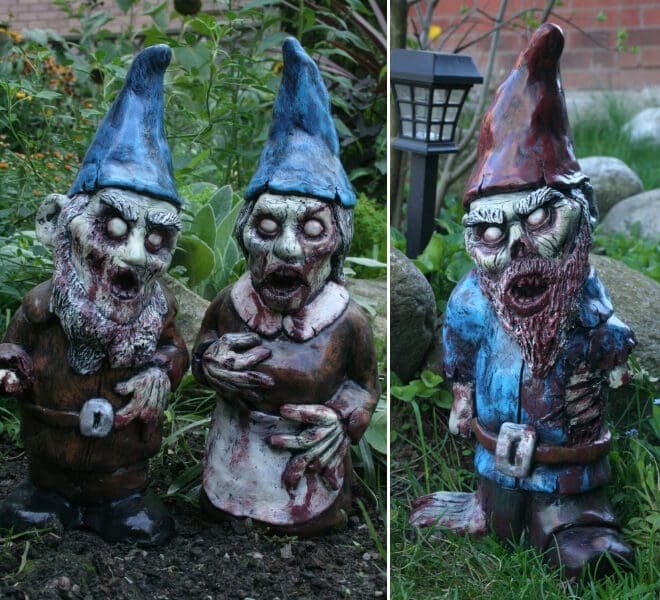 Fanático de los zombis Estos adornos para tu jardín te encantarán 09