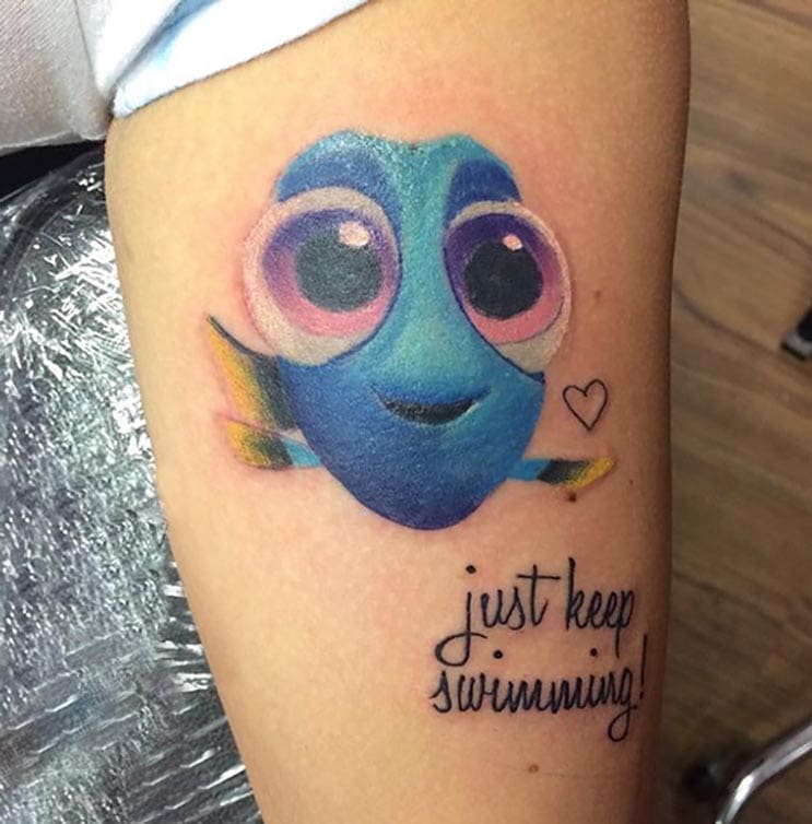 Increíbles tatuajes inspirados en las películas de Pixar 1
