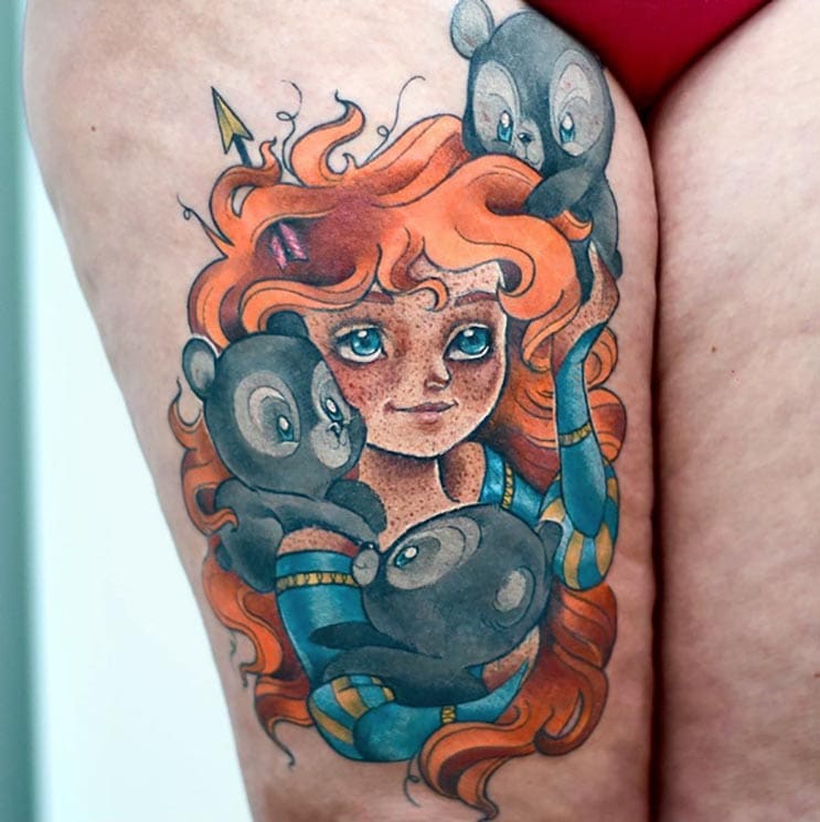 Increíbles tatuajes inspirados en las películas de Pixar 16
