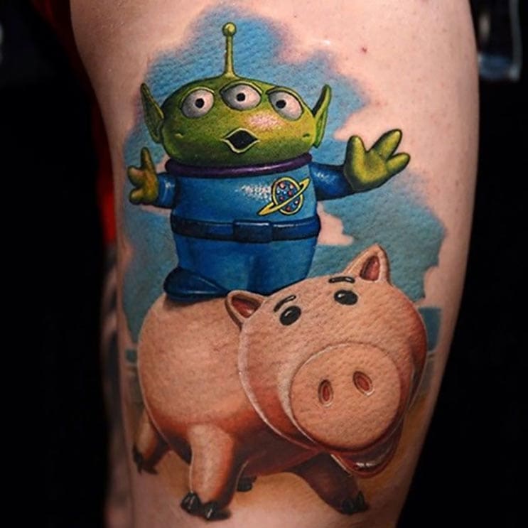 Increíbles tatuajes inspirados en las películas de Pixar 5