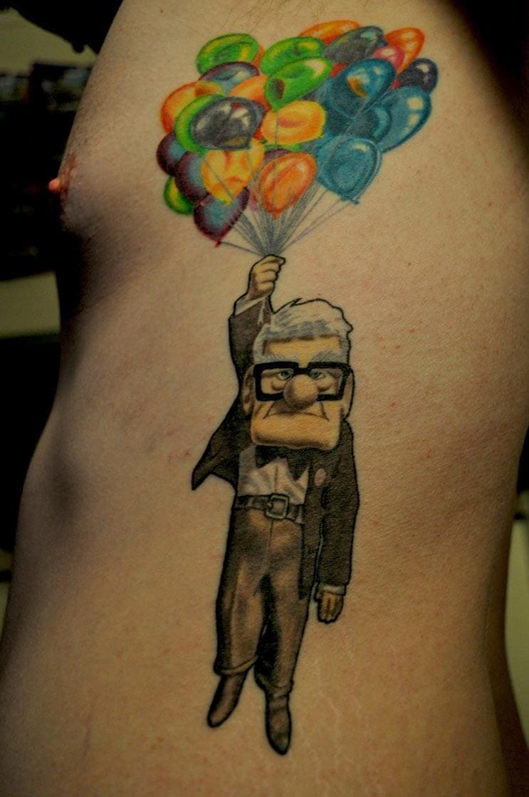 Increíbles tatuajes inspirados en las películas de Pixar